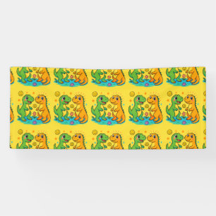 Roar-some Dinosaur Birthday Banner 🦖
