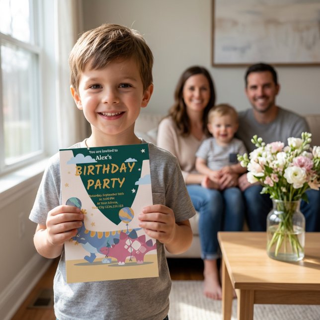 Roar-Some Dinosaur Birthday Party Invitation Fun S (Roar-Some Dinosaur Birthday Party Invitation Fun Script Design)