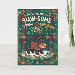 Roar Some Highland Bear Christmas Card