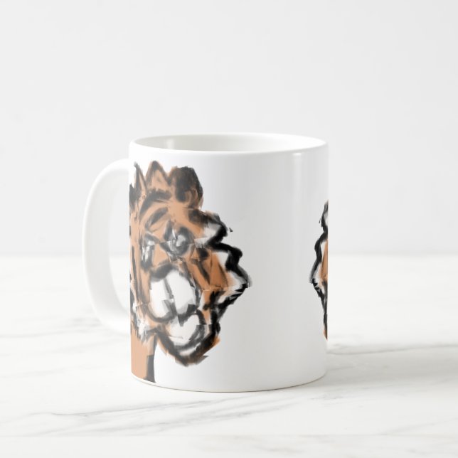 Roar-somely Cute Tiger Mug (Front Left)