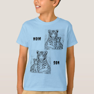 Roar Together: Mum and Son Safari Adventure T-Shirt