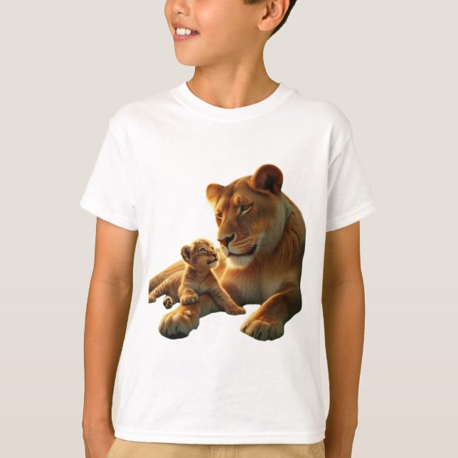 Roar with pride in this Lion T-Shirt (Front)