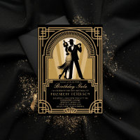 Roaring 20s Art Deco Gatsby Prohibition Birthday