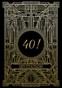 Gatsby Invitations Zazzle Uk