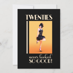 Roaring 20s Birthday Party Invitation