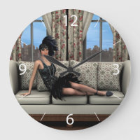 Roaring 20s Flapper Fashion Art Illustration