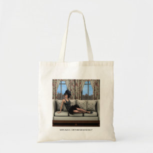 Roaring 20s Flapper Fashion Art Illustration Tote Bag
