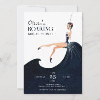 Roaring 20s Glas Chic Flapper Bridal Shower