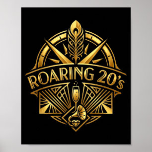 Roaring 20s Great Gatsby Spirit Day Poster