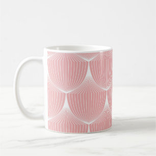 Roaring '20s Linear Scales: Elegant Pattern Coffee Mug