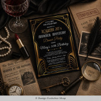 Roaring 20s Murder Mystery (Foil also available)