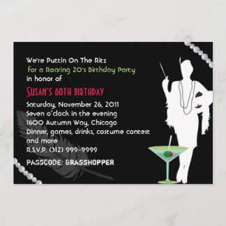 Roaring 20s Party Invitation