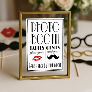 Roaring 20's Photo Booth wedding print