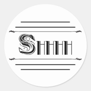 Roaring 20's Speakeasy Theme Invitation Seals