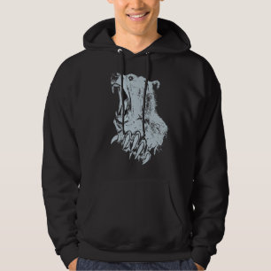 Roaring Bear Brown Bear Grizzly Predator Grizzly B Hoodie