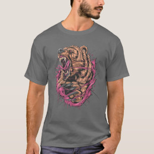 Roaring Bear Graphic T-Shirt