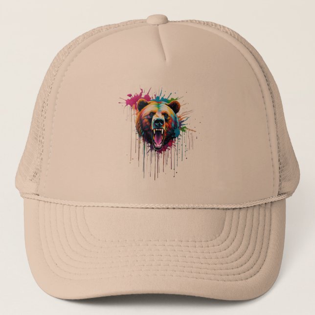Roaring Bear Trucker Hat (Front)