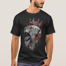 Roaring Crowned Lion Trash Polka T-Shirt