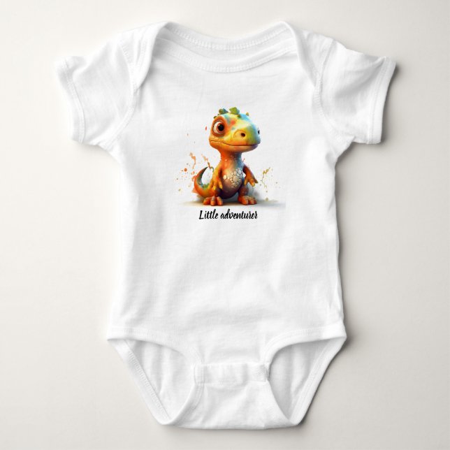 Roaring Cute Baby Bodysuit (Front)