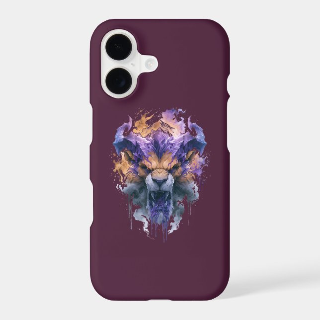 Roaring Demon Lion Phone Case (Back)
