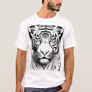 Roaring Fun: Kids' Tiger Colouring T-Shirts