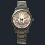 Roaring Gold Lion Head eWatch Watch<br><div class="desc">Roaring Gold Lion Head eWatch Watch.</div>