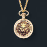 Roaring Gold Lion Head eWatch Watch<br><div class="desc">Roaring Gold Lion Head eWatch Watch.</div>