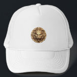 Roaring Gold Lion Head Trucker Hat<br><div class="desc">Roaring Gold Lion Head Trucker Hat.</div>
