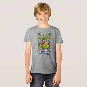 Roaring Good Time Safari Party Design Tri-Blend Shirt