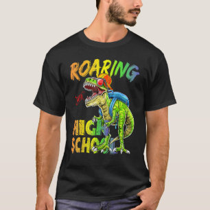 Roaring High School Dinosaur Rex Back To School St T-Shirt