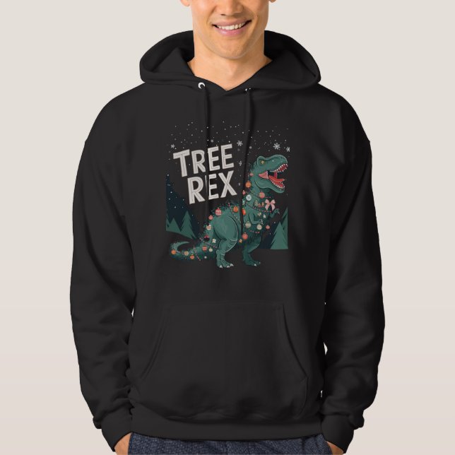 Roaring Holiday Fun for the Christmas Season Hoodie (Front)