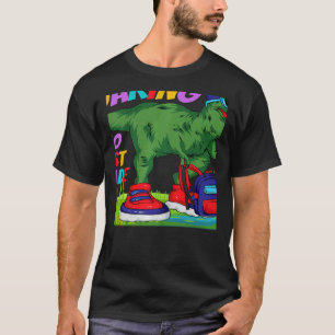 Roaring into First Grade Dinosaur Rex Back to Scho T-Shirt