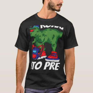 Roaring into Pre K Dinosaur Rex Back to School Kid T-Shirt