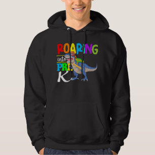 roaring into pre k hoodie