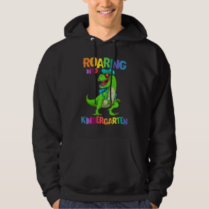 Roaring Kindergarten Dinosaur Rex Back To School 2 Hoodie