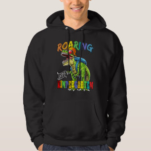 Roaring Kindergarten Dinosaur Rex Back To School B Hoodie