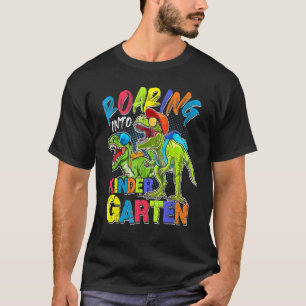 Roaring Kindergarten Dinosaur Rex Back To School B T-Shirt