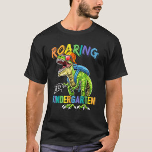 Roaring Kindergarten Dinosaur Rex Back To School B T-Shirt
