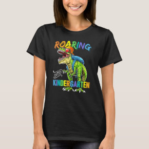 Roaring Kindergarten Dinosaur Rex Back To School B T-Shirt