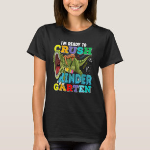 Roaring Kindergarten Dinosaur Rex Back To School B T-Shirt