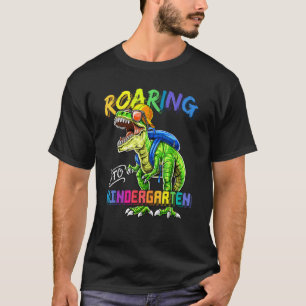 Roaring Kindergarten Dinosaur Rex Back To School B T-Shirt