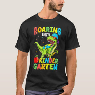Roaring Kindergarten Dinosaur Rex Back To School B T-Shirt
