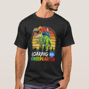 Roaring Kindergarten Dinosaur Rex Back to School B T-Shirt