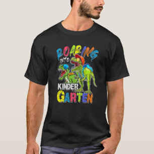 Roaring Kindergarten Dinosaur Rex Back to School B T-Shirt