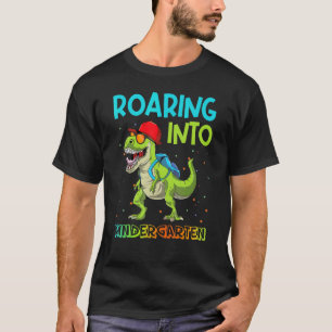 Roaring Kindergarten Dinosaur Rex Back To School B T-Shirt