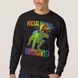 Roaring Kindergarten Dinosaur Rex Back To School Sweatshirt