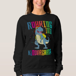 Roaring Kindergarten Dinosaur Rex Back To School Sweatshirt