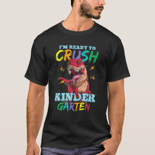 Roaring Kindergarten Dinosaur T Rex Back To School T-Shirt