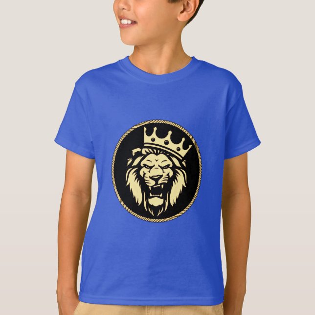 Roaring King Lion T-Shirt (Front)