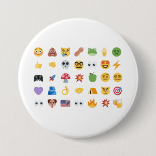 Roaring Kitty 35 Emoji Timeline GME MOASS DFV meme 7.5 Cm Round Badge